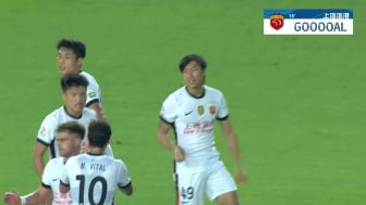 海港2-1逆转河南，李新翔破门让·克劳德头槌制胜，古斯塔沃越位球无效